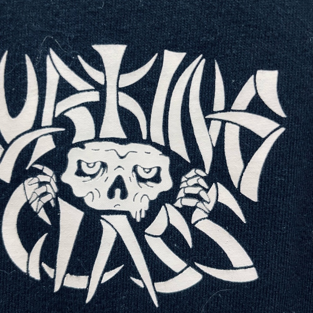 Lurking Class by Sketchy Tank Bones Black 2fer Long Sleeve T-Shirt mens Small - Picture 7 of 14